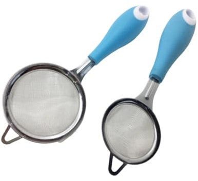 Filtro for olio da cucina, solidificatore for olio da cucina, 2 pezzi Filtro for tè for cucina Farina Shaker Filtro for caffè Setaccio for farina a rete Setaccio da cucina Setaccio for cereali Colino