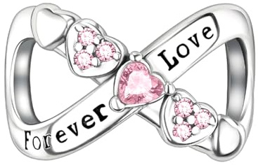 LaMenars für Armbänd Infinity Symbol Forever Love 925 Sterling Silber Bead Women Charms Mother's Day Birthday Anniversary Jewelry for Wife