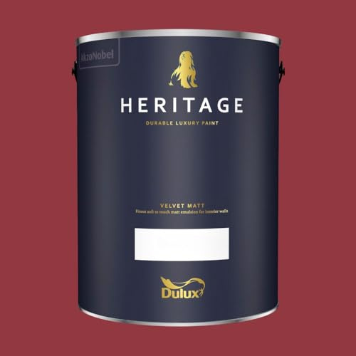 DULUX TRADE HERITAGE MATT PUGIN RED 5L