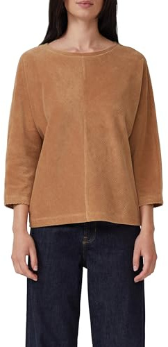 s.Oliver Cord-Shirt mit Teilungsnaht und Fledermausärmeln