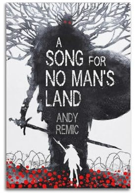 TUHUO A Song for No Man's Land Buch Cover Poster Wandkunst Leinwand Ästhetisches Cover Poster Vintage Dekorative Malerei für Wohnzimmer Schlafzimmer 30x45cm Ohne Rahmen