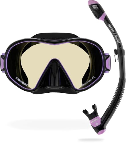 Limited Edition HiroQuest Adult Mask & Snorkel Set Made by Cressi x Steve Aoki_ Maske F-Dual+Schnorchel Supernova Dry