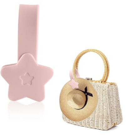 OUDQFCJ Magnetischer Hut-Clip für Reisen, Handtasche, Rucksack, Gepäck, tragbar, Outdoor, Zubehör, Hutbegleiter für Damen, Kinder, Erwachsene (rosa)