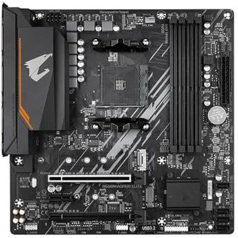 WLTDYZZLDN Scheda Madre Fit for GIGABYTE B550M AORUS Elite Micro-ATX Socket AM4 for CPU Ryzen Serie 5000 4000 3000 Dual Channel DDR4 SATA3 M.2 Motherboard