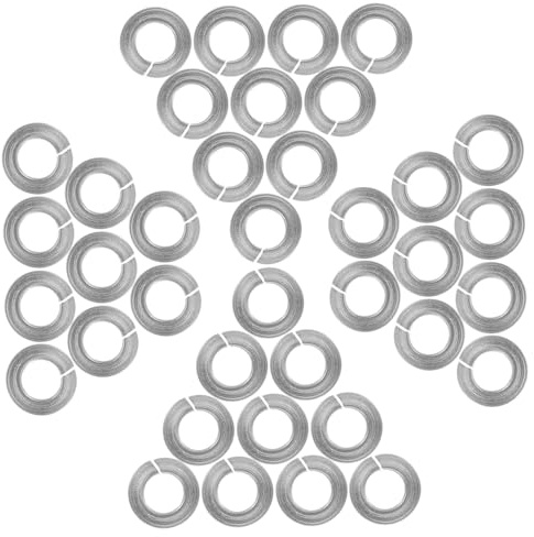 LIGIGWASH 100 Stück Teiliges Federscheiben aus hochwertigem Stahl Langlebig Federnde Sicherungsscheiben für Vielseitige Reparaturen Einfache Montage Zuverlässiger Schutz für Schrauben und