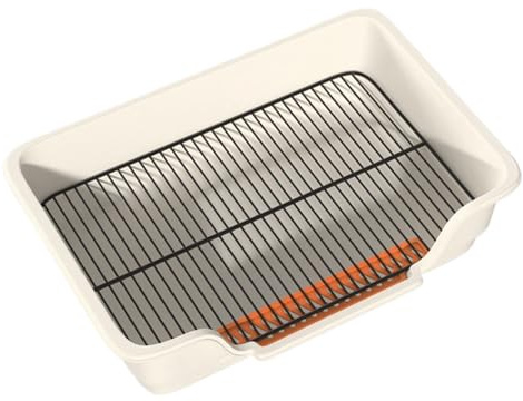 Litter Box Portable Potty Toilet Tray | Dog Litter Box for Pets Puppies Animals Indoor Outdoor Households Apartments Homes Bathrooms