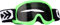 ARMOR HELMETS® AG-49 „Neon Green“ · Kids Cross-Brille · Kinder Schutz-Brille MX Enduro Moto Sport Pocket-Bike Junior Goggles verspiegelt Kinder-Helm Cross-Helm MTB BMX · BLACK SILVER CLEAR