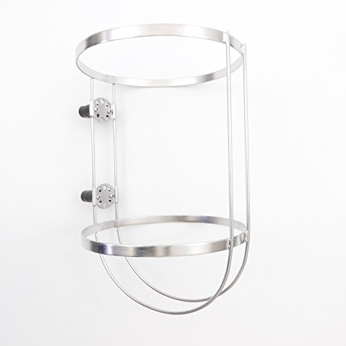 MiDMarine Quality Stainless Steel Boat Single Fender Holder, Fender Dia. 8.5inch