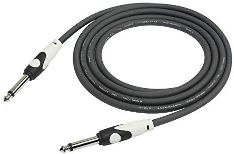 Kirlin LGI201-6BK - Cable de guitarra (6 m, Jack Jack), color negro