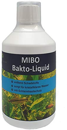 MIBO Bakto Liquid 250ml Aquarium Wasseraufbereiter Schadstoffabbau Mulmabbau Wasserklärer
