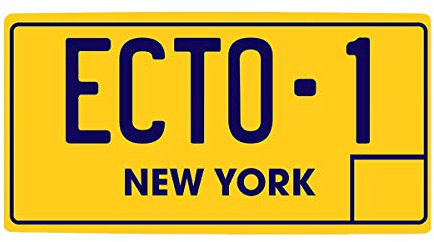 Ghostbusters Ecto 1 US Stil Nummernschild Film Zeichen Zubehör