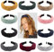 Haarreif Damen, 10 Stück Mehrfarbig Haarreifen Eelastische Breit Haarband Stoff Turban Knoten gestrickte Stirnbänder für Frauen Mädchen