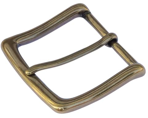 edelkern Gürtelschnalle „Wien“ | Premium-Qualität | Robuste Metall-Legierung | Für Gürtel ohne Schnalle (Wechselgürtel) bis 40mm Breite geeignet | Für Damen und Herren