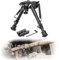 Jagdgewehr Bipod, 6 bis 9 Zoll, Taktische Teleskophalterung, einstellbare Halterung im Freien, Schnellfreisetz