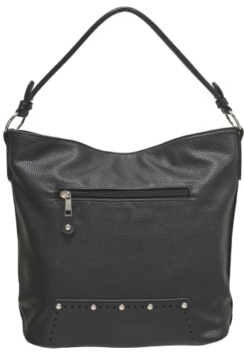 Envy Damen 949 Schultertasche, Schwarz
