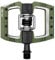 CRANKBROTHERS Mallet DH Mixed Automatic Pedals, Green, 100 mm x 78 mm