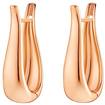 Heideman Ohrringe Suna Damen - aus hochwertigem Edelstahl - silber gold rosegold farbend poliert - Ohrstecker hängend für Frauen - Ohrschmuck 2,5cm lang