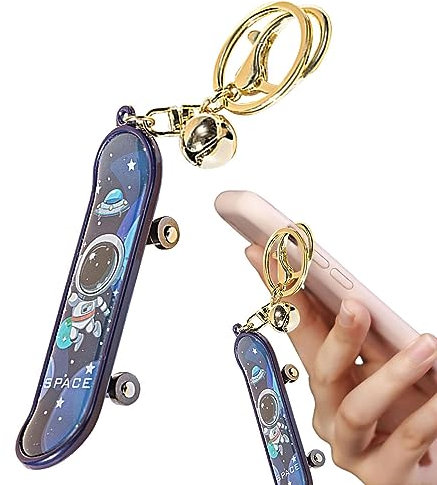 Facynde Skateboard Schlüsselanhänger | Astronaut Planet Skateboard Char Schlüsselanhänger,Auto-Schlüsselanhänger, Anhänger-Schlüsselanhänger für Taschen, Mobiltelefone