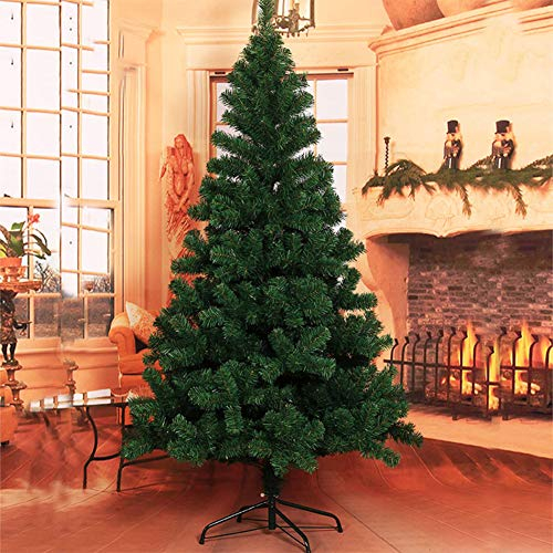 NAMUlA Klassischer künstlicher Weihnachtsbaum, Fichte, aufklappbar, Weihnachtskiefer, Massive Metallbeine, Weihnachtsbaum, unbeleuchtet, automatische Ausbreitung, 4 Fuß (120 cm) Fashionable
