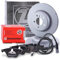 ZIMMERMANN Bremsenset Vorderachse inkl. Bremsscheiben Belüftet Ø 348 mm + Bremsbeläge vorne Kompatibel mit BMW 5er (F10), 5 Touring (F11), 6 Cabriolet (F12), 6 Coupe (F13), 6 Gran Coupe (F06)