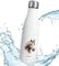 timalo® Thermosflasche personalisiert mit Namen auslaufsichere Edelstahl Trinkflasche Wasserflasche für Kinder Mädchen Jungen 500mL | Pferd