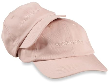 Soulbuddy Herren Basecap Cap Kinder – 2er-Set Familien Outfit Set – Geschenk für Papa – Muttertagsgeschenk – Geschenke für Männer – Papa Geschenk – Blush – One Size und Kids M