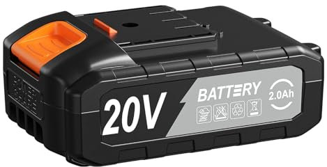Batería de 20 V para taladro eléctrico, color gris