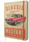 Nostalgic-Art Retro Notizbuch, A5, Ford Mustang – Classic Legend – Geschenk-Idee für Ford-Zubehör Fans, Original Lizenzprodukt (OLP), Bullet Journal dotted, Vintage Design