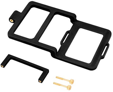 CS PRIORITY Handheld Gimbal Adapter Switch Mount Plate Plastic Handheld Gimbal Adapter for Action Camera for Stabilizer Splint (Plate Only)