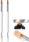 HZXINYI 2 Pcs Nail Brushes for Gel Nails - 2 in 1 Polymer Gel Brush Dual-Ended Polygel Brush and Picker Tool for DIY Gel Nails Extension