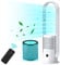 Ultty Bladeless Tower Fan, Bladeless Fan with Air Purifier, Ultra Queit with Remote, Touch, Timer, HEPA Filter, 80cm Oscillating 9 Speeds, 3 Modes, CR022D White
