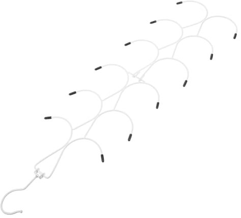 STOBAZA Multifunktionaler Aufbewahrungsorganizer Für Schals Krawatten Und Gürtel Praktischer Kleiderbügel Mit Haken Für Handtaschen Hüte Und Leggings Platzsparend Und Installieren