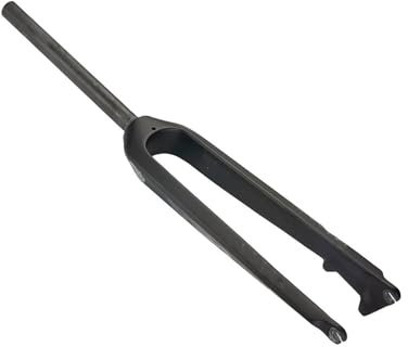 Fahrrad-Vorderradgabel Aluminium-Rennrad-Starrgabel, Kompatibel Mit Fixie-Fahrrädern Mit Scheibenbremse, Schnellspanner, A-Head, Regenbogen-Finish MTB Federgabel(Carbon Fiber)