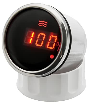 OYSKGNCMW Medidor de Nivel de Combustible para Coche, Barco, camión, Impermeable IP67, 52 mm, Sensor de 0-190 ohmios, indicador de Nivel de Agua con Alarma (Solo indicador)