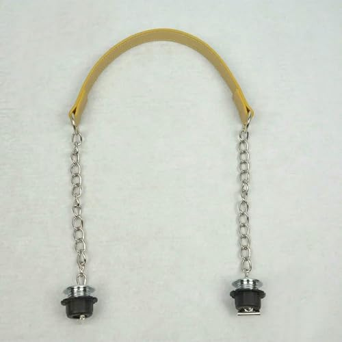 XDMING 1 Paar Obag Silber Kurze Einzelne Dicke Kette Mit Metall Für O Tasche Griff Frauen Schulter Handtasche