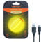 LaRoo Ball für Hunde, Hundespielzeug Ball Silikon Leuchtendes LED Hundeball mit USB Wiederaufladbarem Glühen in der Dunkelheit Hund Ball Zähne Reiniger Training Kugel für Hunde Spielen (Gelb)