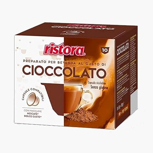 Dosettes Capsules Dolce Gusto ristora au goût de chocolat 160