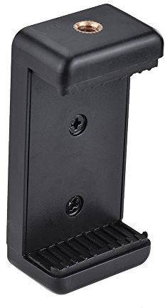 Andoer Clip réglable du Support de téléphone Support de Fixation avec Trou de vis 1/4 pour Selfe Self-Minuteur Monocommande Trépied iPhone 7 6S 6 5S Samsung Huawei