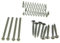 KAISH American Thread Humbucker Pickup Height Screws Humbucker Pickup Ring Pickup Surround Frame Mounting Screws Springs for Gibson/EMG/Seymour Duncan/Dimarzio Nickel