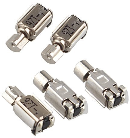 HALJIA 5 pièces 4x11mm SMD micro moteur de vibration sans noyau 1200PRM pour le téléphone portable