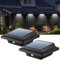 BILLION DUO Dachrinne Solarleuchte mit Bewegungsmelder 40 LEDs Solarlampen für Außen | Schwarz Gartenbeleuchtung Kaltweißes Solarlicht, 3W PIR Sicherheitswandleuchte Außenlampe für Garage