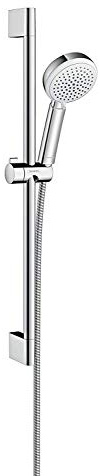 Hansgrohe 26754400 Myclub Brausestange mit Handbrause und Schlauch, Weiß/Chrom