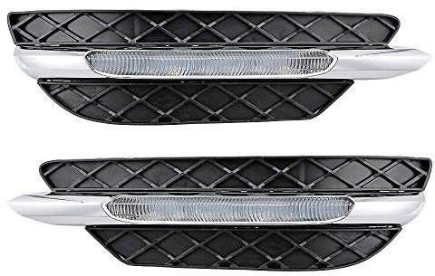 REFURBISHHOUSE Kit luci diurne giornaliere Kit luci di Marcia Diurna a LED DRL Gruppo Ottico fendinebbia per Il 2012-2014 Mercedes-Benz W204 Classe C C250 C300 C350 2048803224 2048803324