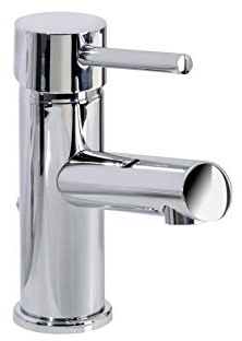 FACKELMANN Wasserhahn HYPE Chrom Glanz/hochwertiger Wasserhahn für zu Hause/Armatur mit einer reduzierten zu gleich eleganten Optik (Farbe: Chrom Glanz) / Maße: ca. 15,5 cm/Menge: 1 Stück
