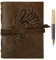 Leder Notizbuch A5 Tagebuch Journal Geprägt Musik Handgefertigte Reisetagebuch, Vintage Notebook Für Männer Frauen Antik Rustikal Echtes Leder 21X15Cm Geschenk Sketchbook Reisende Notebook