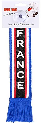 TRUCK DUCK® LKW Auto Minischal France Frankreich Trucker Mini Schal Wimpel Flagge Fahne Saugnapf Spiegel Deko