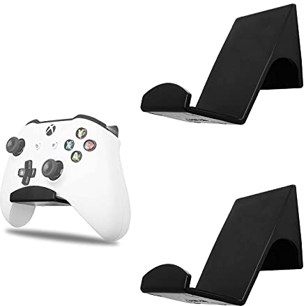 TIUIHU Universal Game Controller Wandhalterung Ständer Halter für Xbox One, Series X, PS5, PS4, PS3, Switch, Steelseries Gamepad und mehr, die meisten Headsets und Spielkonsolen, (2 Packungen)