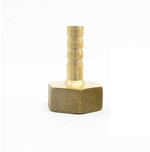 ZHaonan- Messingschlauch, 1/8 1/4 3/8 1/2 3/4 1 Female BSP Schlauchkupplung Messing Rohrverschraubung, 4 mm 6 mm 8 mm 10 mm 12 mm 14 mm 16 mm 19 mm 25 mm 32 mm, 2PC , Wasserschlaucharmaturen