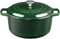 EDGING CASTING Enameled Cast Iron Dutch Oven Pot With Lid, Dutch Oven for Sourdough Bread Baking Round Pot Dule Handle, 7.5 Quart, Green