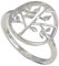 LES POULETTES BIJOUX - Bague Argent 925 Rhodié Arbre de Vie - Taille 62